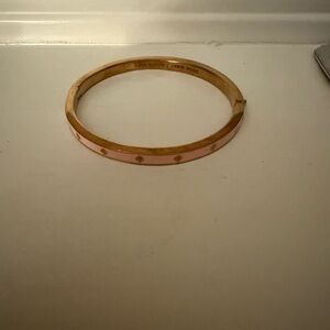 Kate Spade Pink Hinged Bangle Bracelet